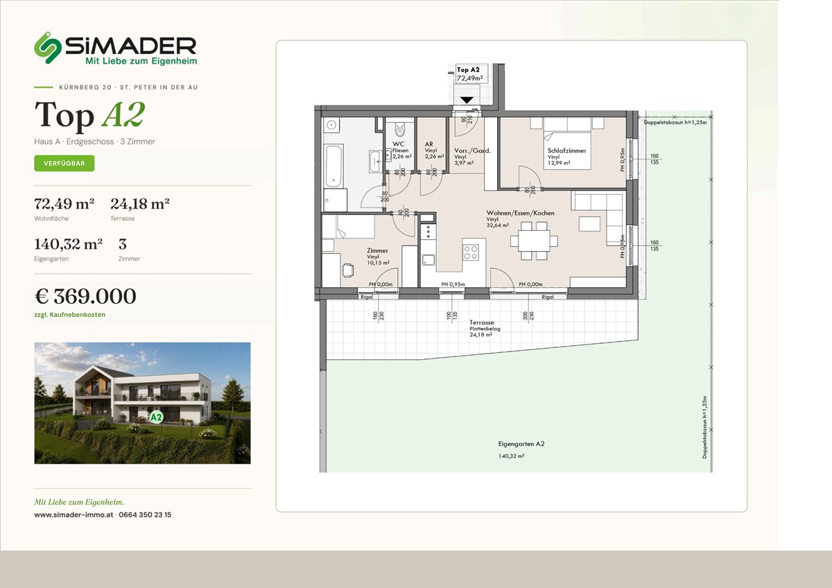 Grundriss Top A2