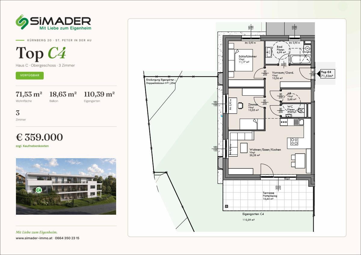 Grundriss Top C4