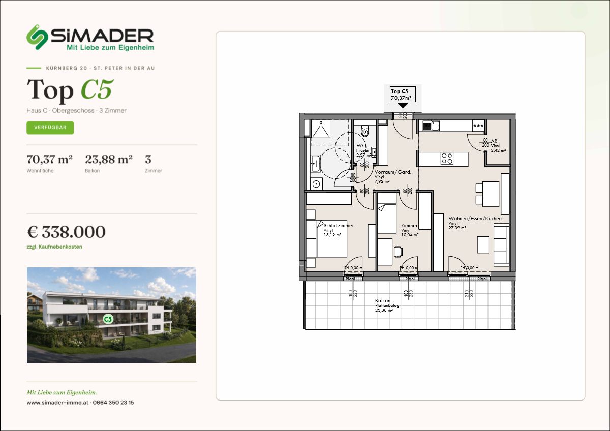 Grundriss Top C5