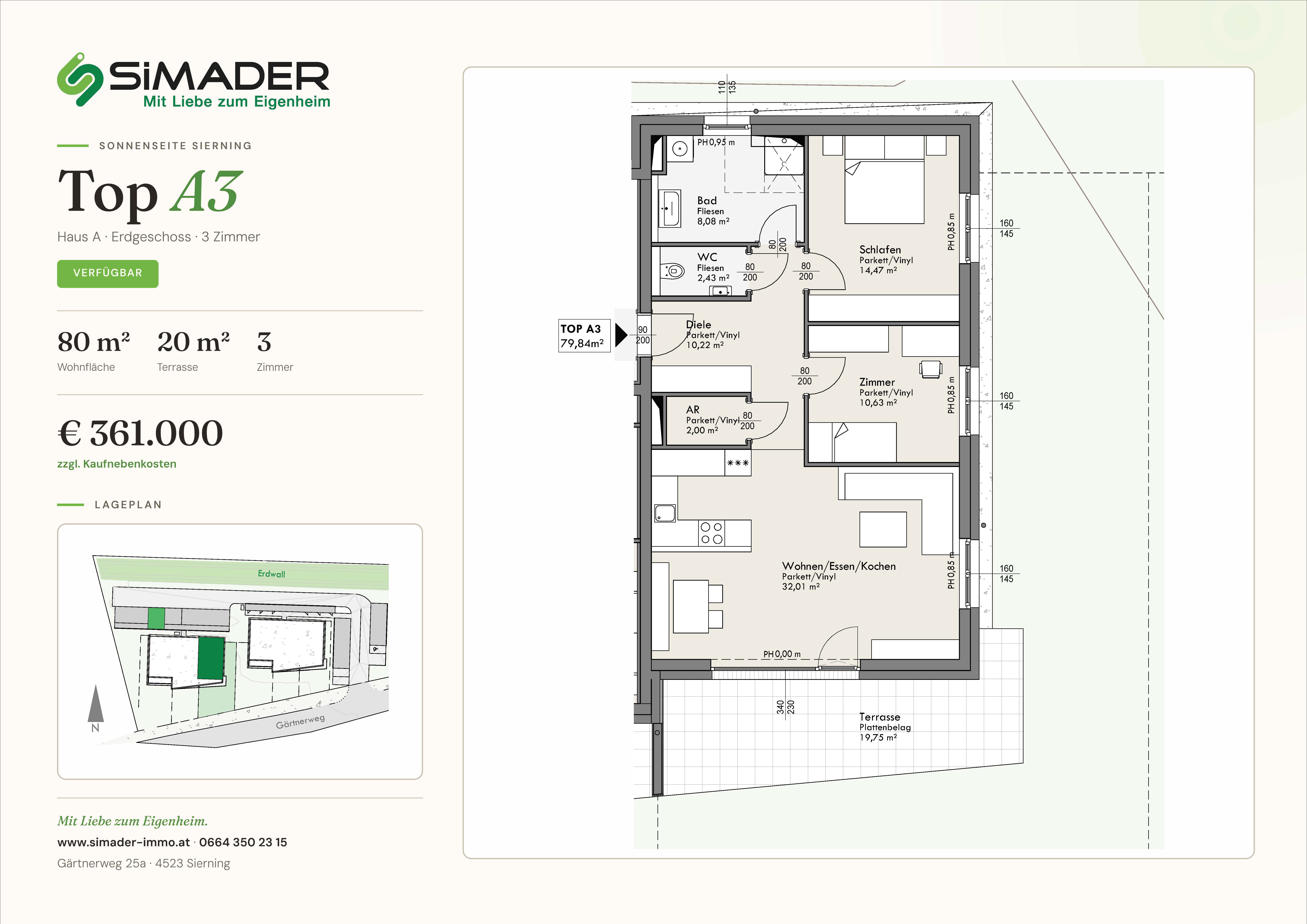 Grundriss Top A3