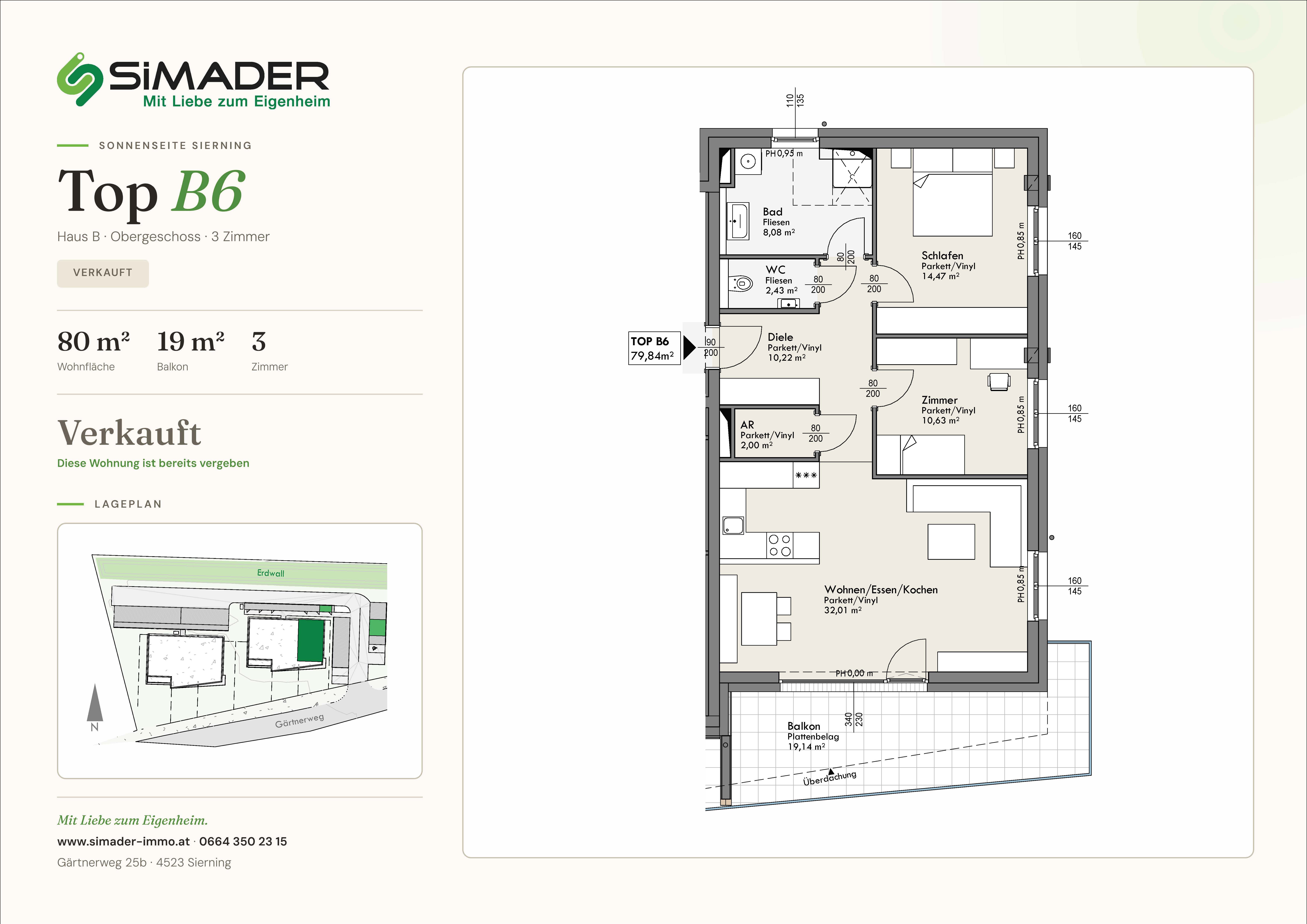 Grundriss Top B6