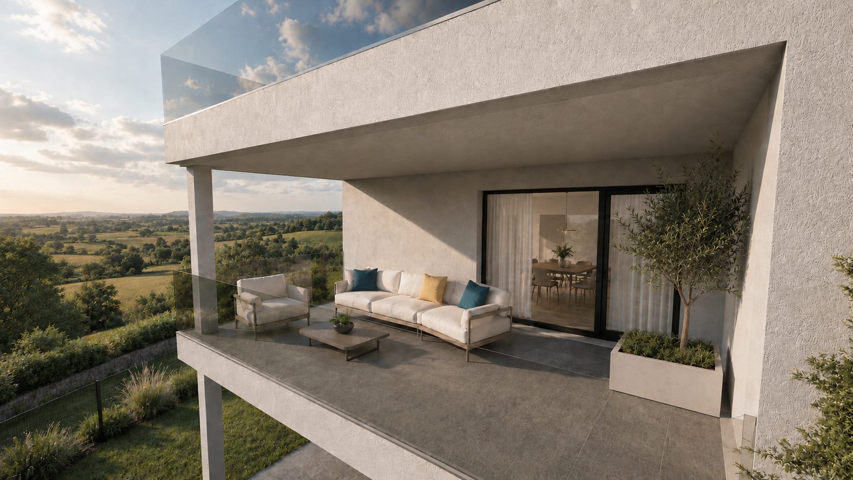 Überdachte Loggia, Top C7